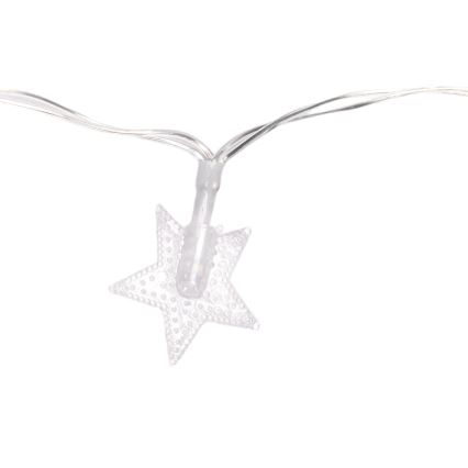 Aigostar - LED ulkovaloketju 100xLED/8 toimintoa 3xAA 10 m IP44 kylmänvalkoinen