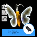 Aigostar - LED Ulkokoriste 246xLED/9W/230V 42 cm IP44 perhonen/kylmänvalkoinen