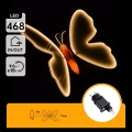 Aigostar - LED ulkokoriste 504xLED IP44 lämmin valkoinen perhonen