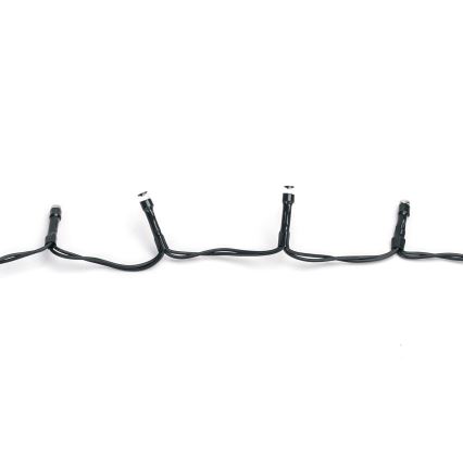 Aigostar -LED Ulkokäyttöön tarkoitettu joulukoristevalosarja 300xLED/8 toimintoa 3xAA 15,3m IP44 moniväri