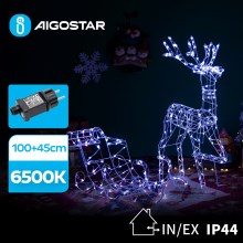 Aigostar - LED Ulkotila koriste LED/3,6W/31/230V 6500K 90/45cm IP44 poro reen kanssa