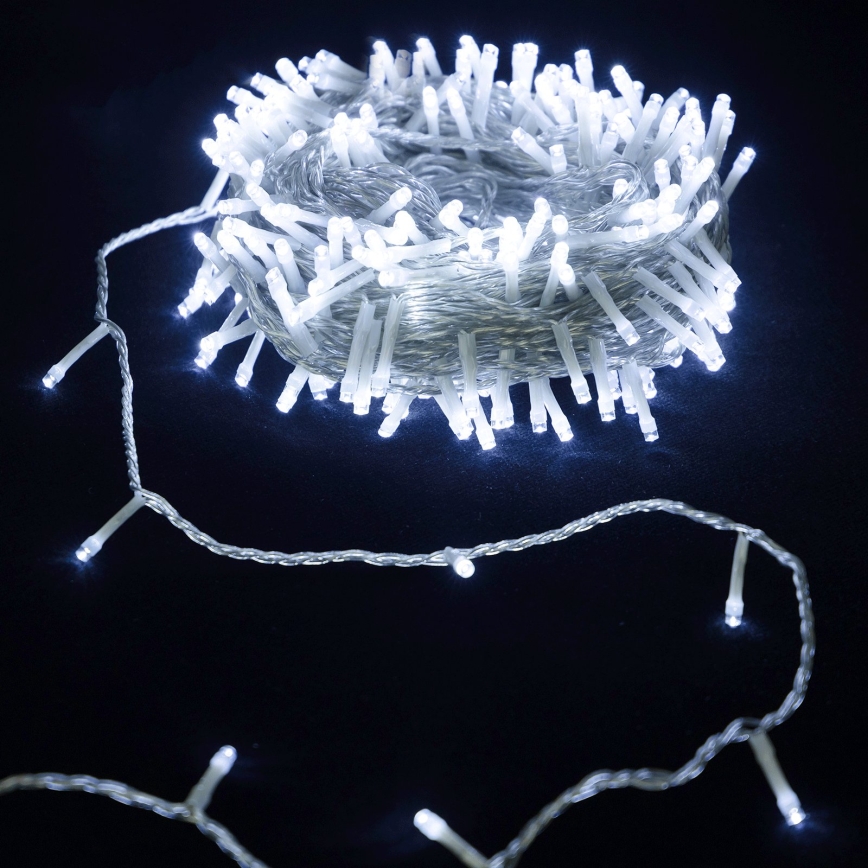 Aigostar - LED-ulkovaloketju 100 LED 10,3 m IP44 kylmä valkoinen
