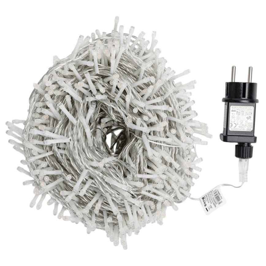 Aigostar - LED-ulkovaloketju 1000 LED, 8 toimintoa, 53 m, IP44, monivärinen