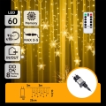 Aigostar - LED-ulkovaloketju 120 x LED / 8 toimintoa 3 x 0,7 m IP44 lämmin valkoinen + kaukosäädin