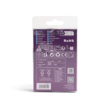 Aigostar - LED ulkokäyttöinen valosarja 150xLED/8 valaistustilaa/3xAA 15,3m IP44 monivärinen