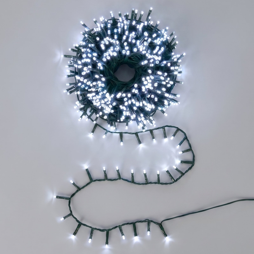 Aigostar - LED-ulkovaloketju 2500xLED/8 toimintoa 53m IP44 kylmänvalkoinen