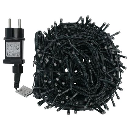 Aigostar - LED-ulkojouluvaloketju 300xLED/8 toimintoa 30m IP44 kylmänvalkoinen