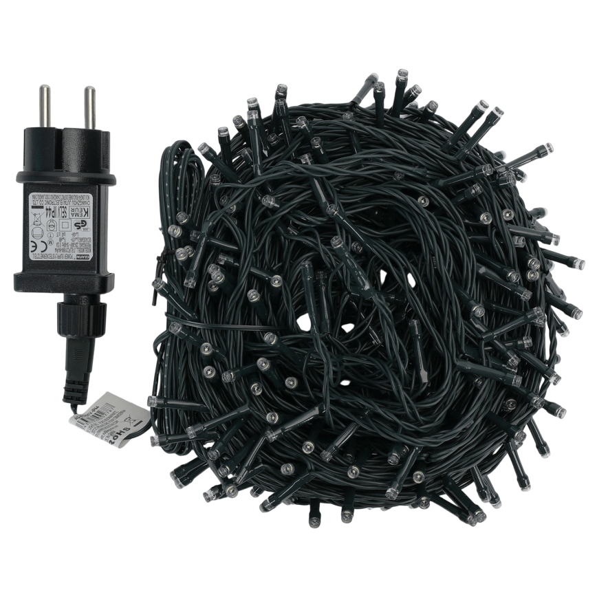 Aigostar - LED-ulkojouluvaloketju 300xLED/8 toimintoa 30m IP44 kylmänvalkoinen