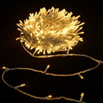 Aigostar - LED-ulkojouluvaloketju 400 LED/8 toimintoa 20 m IP44 lämmin valkoinen