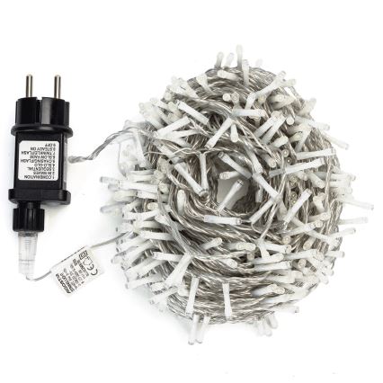 Aigostar - LED-ulkojouluvaloketju 400 LED/8 toimintoa 20 m IP44 lämmin valkoinen
