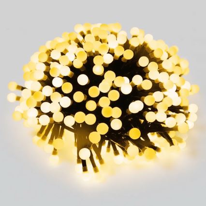 Aigostar - LED-ulkovaloketju joulukoriste, 50xLED/8 toimintoa, 8m, IP44, lämmin valkoinen