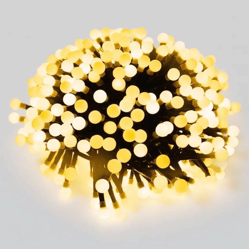 Aigostar - LED-ulkovaloketju joulukoriste, 50xLED/8 toimintoa, 8m, IP44, lämmin valkoinen