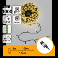 Aigostar - LED-ulkovalosarja 1000xLED/8 toimintoa 103m IP44 lämmin valkoinen