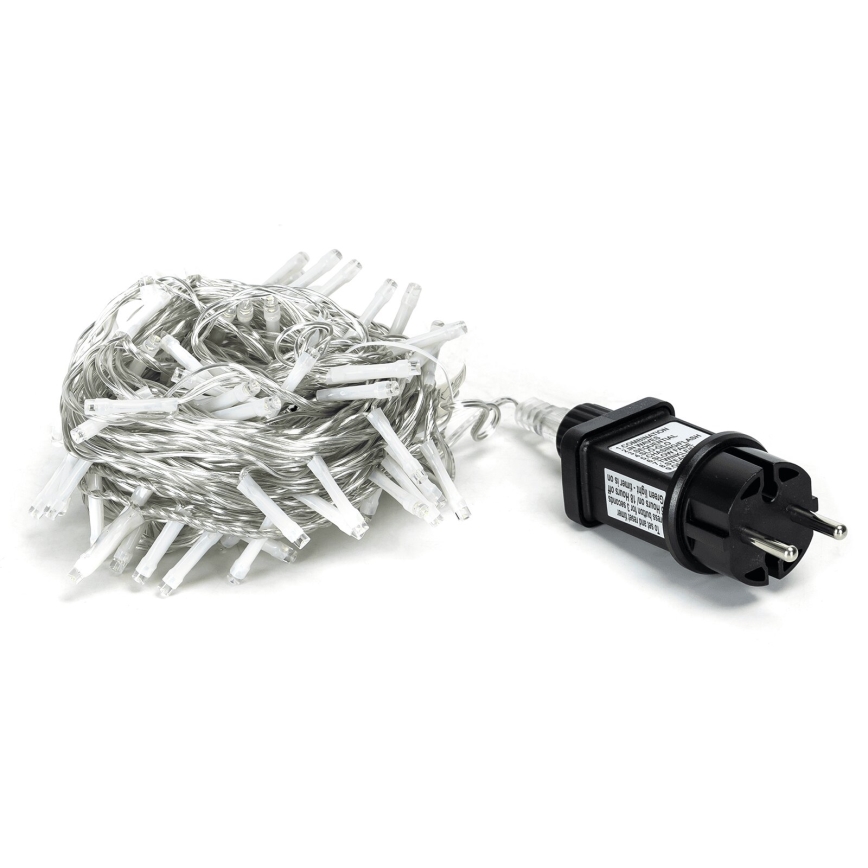 Aigostar - LED ulkovalosarja 100xLED/8 toimintoa 13m IP44 kylmänvalkoinen