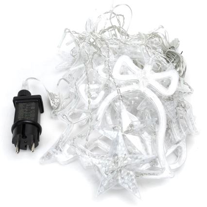 Aigostar - LED-ulkojouluvalosarja 120 x LED / 8 toimintoa 3 x 0,6 m IP44 kylmänvalkoinen + kaukosäädin