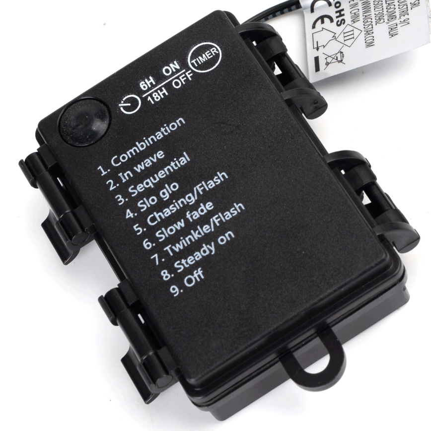 Aigostar - LED-ulkovalosarja 150xLED/8 toimintoa 3xAA 15,3 m IP44 monivärinen