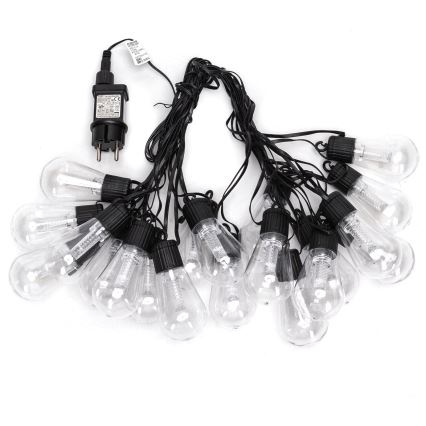 Aigostar - LED-ulkovalosarja 20xLED/13m IP44 kylmänvalkoinen