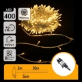 Aigostar - LED-ulkovalosarja 400xLED/8 toimintoa 20m IP44 lämmin valkoinen