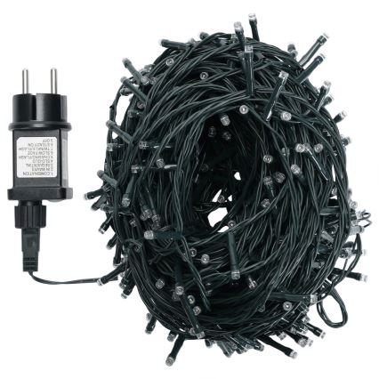 Aigostar - LED-ulkovalosarja 500xLED/8 toimintoa 53m IP44 kylmä valkoinen