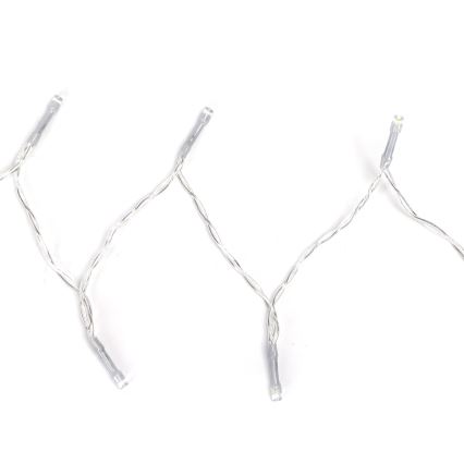 Aigostar - LED-ulkovalosarja 50×LED / 8 toimintoa, 3×AA, 5,3 m, IP44, monivärinen