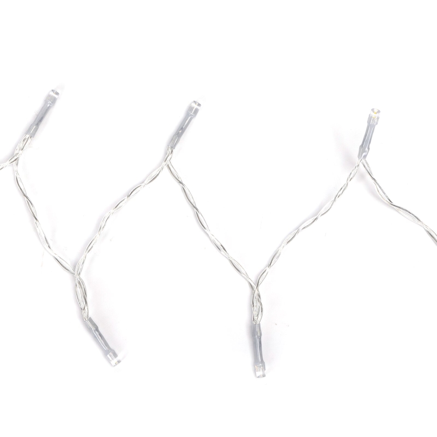 Aigostar - LED-ulkovalosarja 50×LED / 8 toimintoa, 3×AA, 5,3 m, IP44, monivärinen