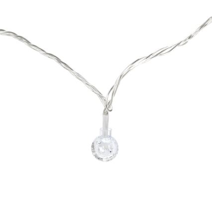 Aigostar - LED-ulkovalosarja 50×LED, 8 toimintoa, 8 m, IP44, kylmä valkoinen