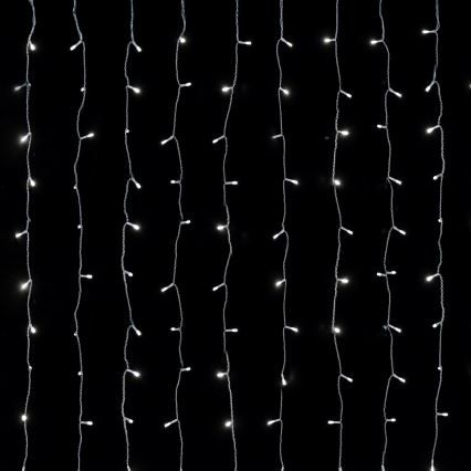 Aigostar - LED-valoketju ulkokäyttöön, 558 LEDiä, 3×1,8 m, IP44, kylmänvalkoinen