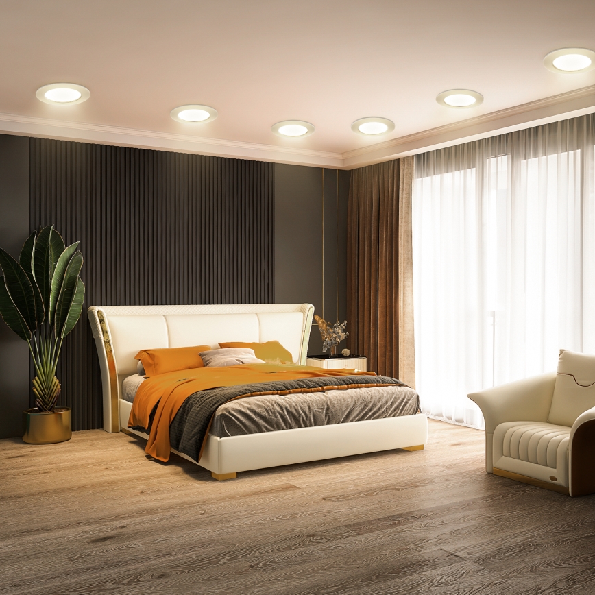 Aigostar - LED upotettava valo LED/4W/230V 4000K halkaisija 9,8 cm valkoinen