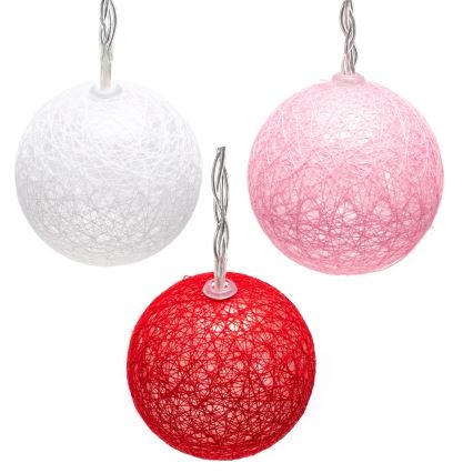 Aigostar - LED  valoketju 10xLED/3xAA 2m lämmin valkoinen