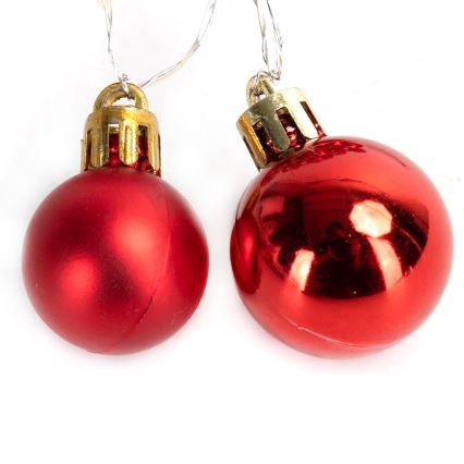 Aigostar - LED-valoketju 20 x LED, paristokäyttö (3 x AA), 2 m, lämmin valkoinen