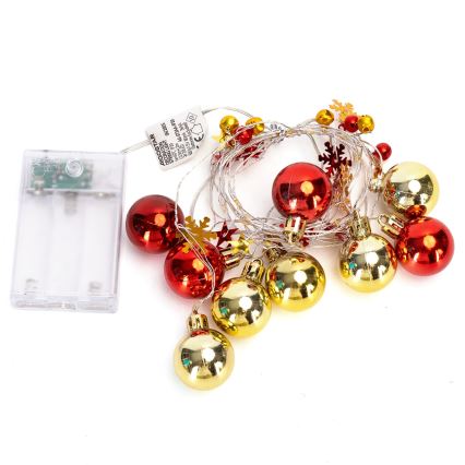 Aigostar - LED  valoketju 20xLED/3xAA 2m lämmin valkoinen