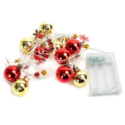 Aigostar - LED  valoketju 20xLED/3xAA 2m lämmin valkoinen