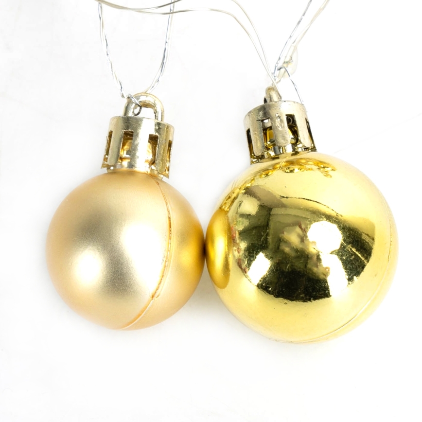 Aigostar - LED-valosarja 20xLED/3xAA 2 m lämmin valkoinen