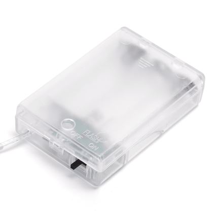 Aigostar - LED-valoketju 50xLED/3xAA 5,3m monivärinen