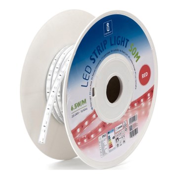 Aigostar - LED-valonauha LED/325W/230V 50m punainen IP65