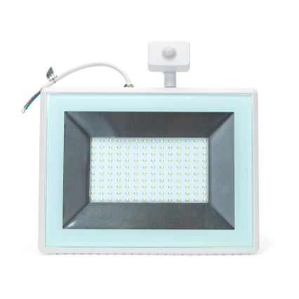 Aigostar - LED-valonheitin anturilla LED/100W/230V 6400K IP65 valkoinen