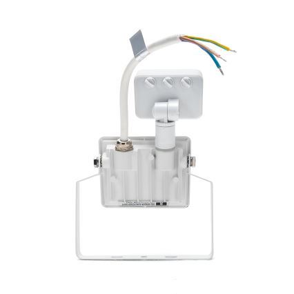 Aigostar - LED-valonheitin anturilla LED/10W/230V 4000K IP65 valkoinen