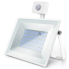 Aigostar - LED-valonheitin anturilla LED/50W/230V 6400K IP65 valkoinen