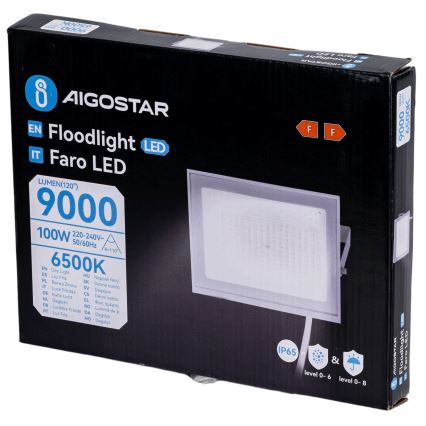 Aigostar - LED-valonheitin LED/100W/230V 6500K IP65