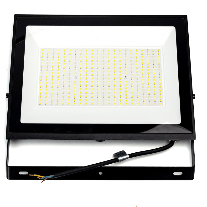 Aigostar - LED-valonheitin LED/200W/230V 4000K IP65 musta