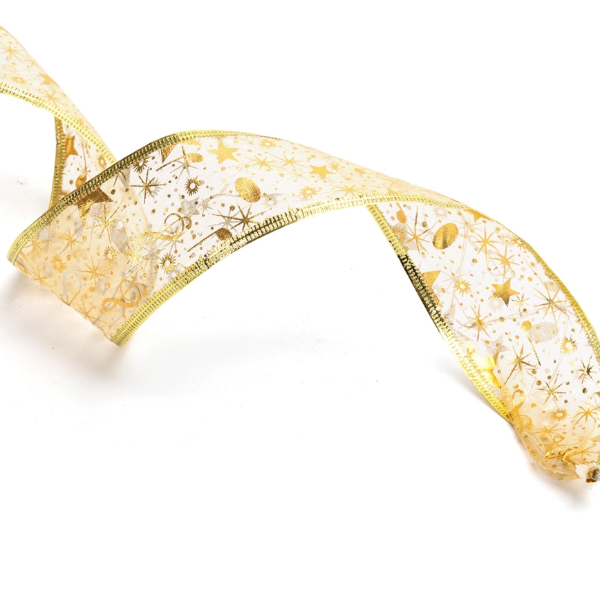 Aigostar - LED-valosarja 50xLED/3xAA 5m lämmin valkoinen, kullanvärinen