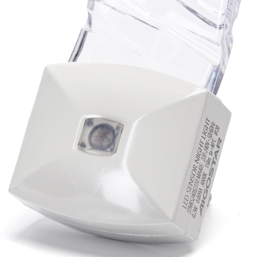 Aigostar - LED Yövalo hämärätunnistimella LED/0,2W/230V 3000K