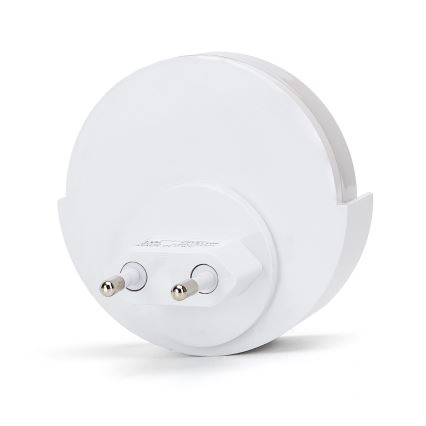 Aigostar - LED Yövalo hämärätunnistimella LED/1W/230V 6500K pyöreä