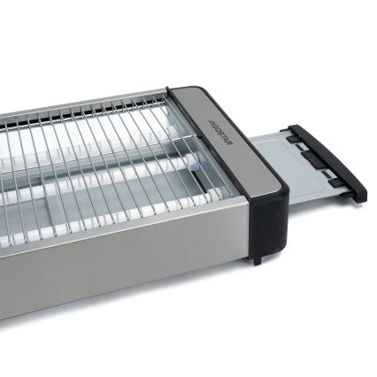 Aigostar - leivänpaahdin 840-1000W/230V mattakromi