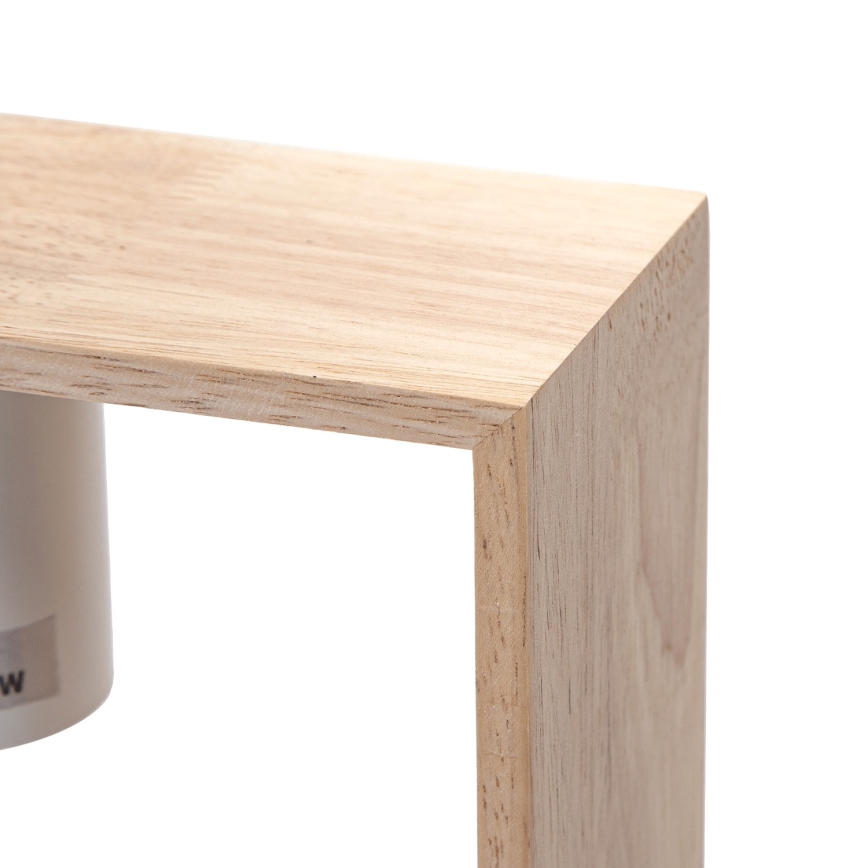 Aigostar - Mäntyinen riippuvalaisin vaijerilla 1xE27/60W/230V