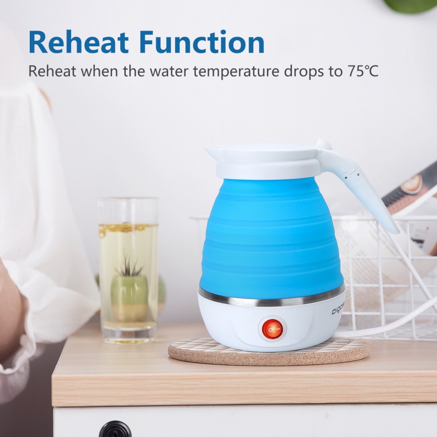 Aigostar - Matkakeitin 600ml 1000W / 230V