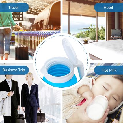 Aigostar - Matkakeitin 600ml 1000W / 230V