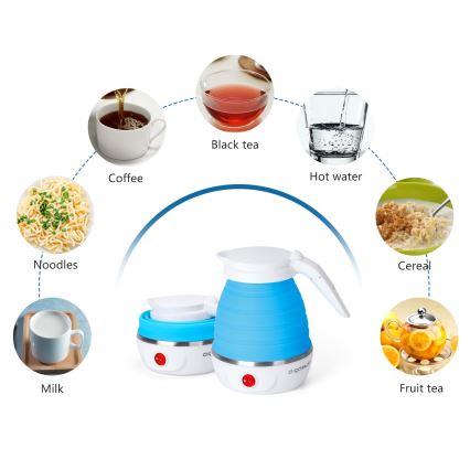 Aigostar - Matkakeitin 600ml 1000W / 230V