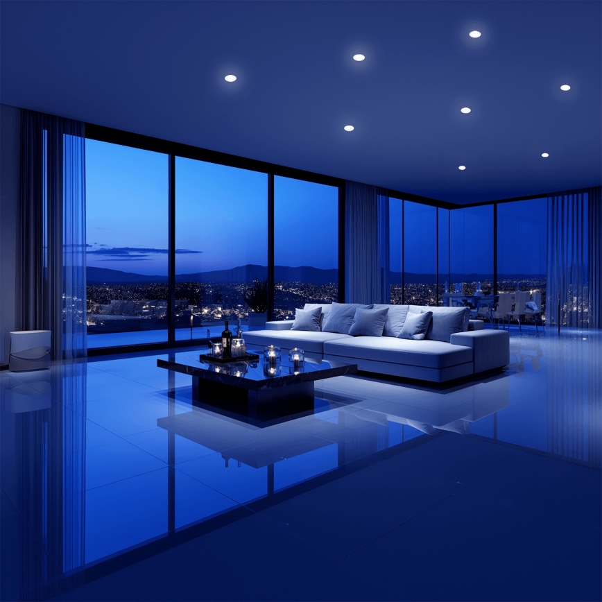 Aigostar - SETTI 3x himmennettävä LED-kattovalaisin MESH LED/6W/230V 2700K-6500K halkaisija 11,5 cm