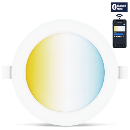 Aigostar - SETTI 3x himmennettävä LED-kattovalaisin MESH LED/6W/230V 2700K-6500K halkaisija 11,5 cm